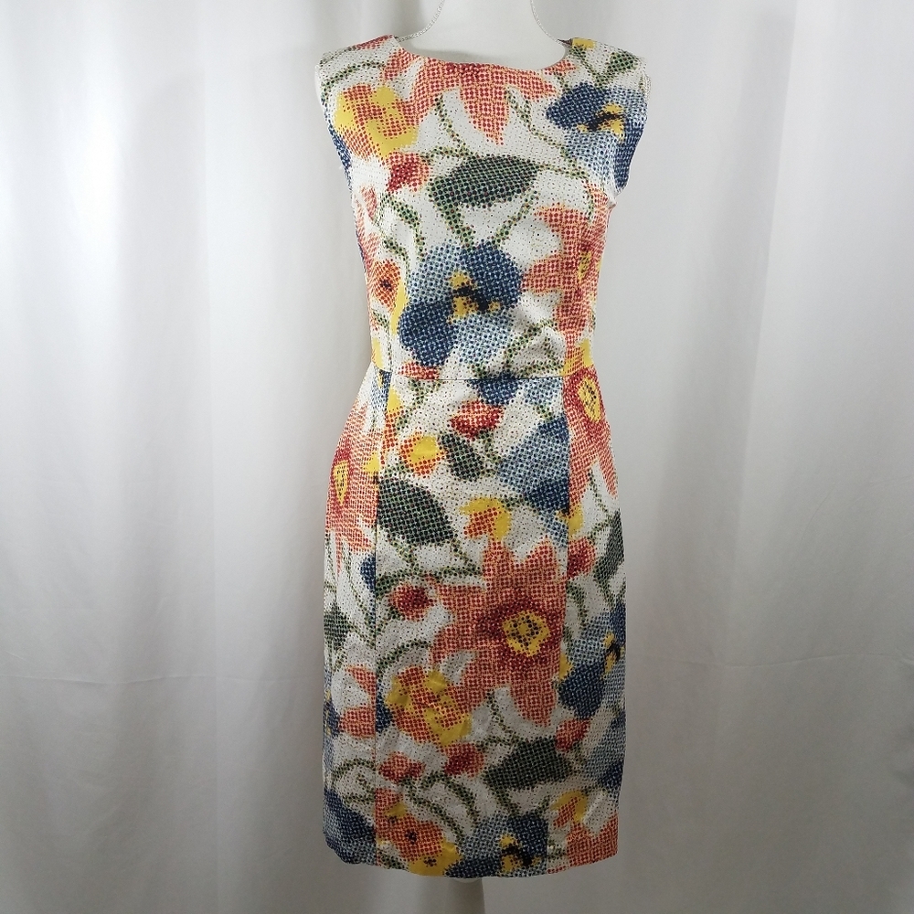 Kate Spade Saturday Dot Floral Dress 4 NWOT with Alterations